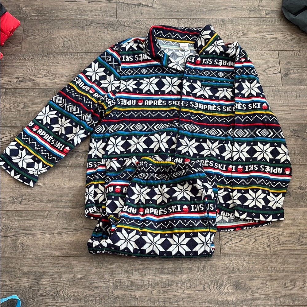 Hanna Andersson Apres‎ Ski XXL Pajamas Set Sleepwear Long sleeve pants
